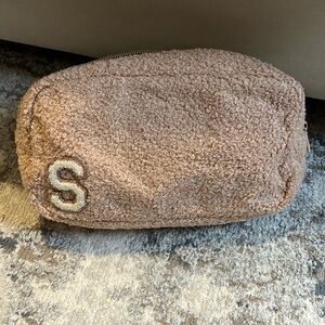KenzKustomz Sherpa Makeup Bag - Mocha